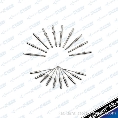 Wieland CAD/CAM milling burs Zirconia/Alloy/PMMA/Wax blank milling cutters dental CNC end mills
